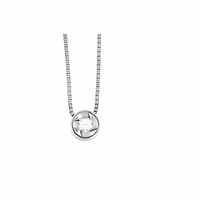 Necklace Roman Gioielli Woman in White Gold Diamante